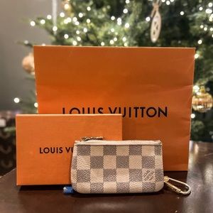 Louis Vuitton Key Pouch Damier Azur